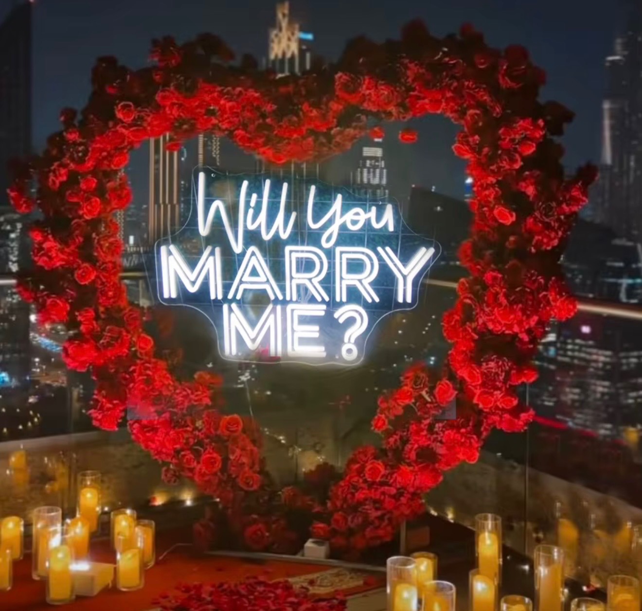 Grand Romance proposal setup
