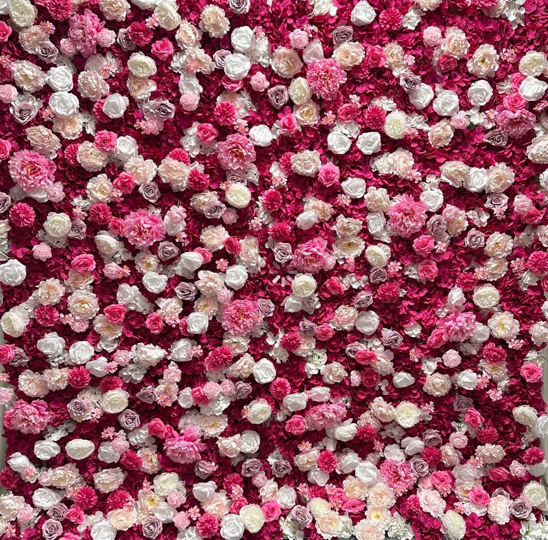 Pink Blush floral wall